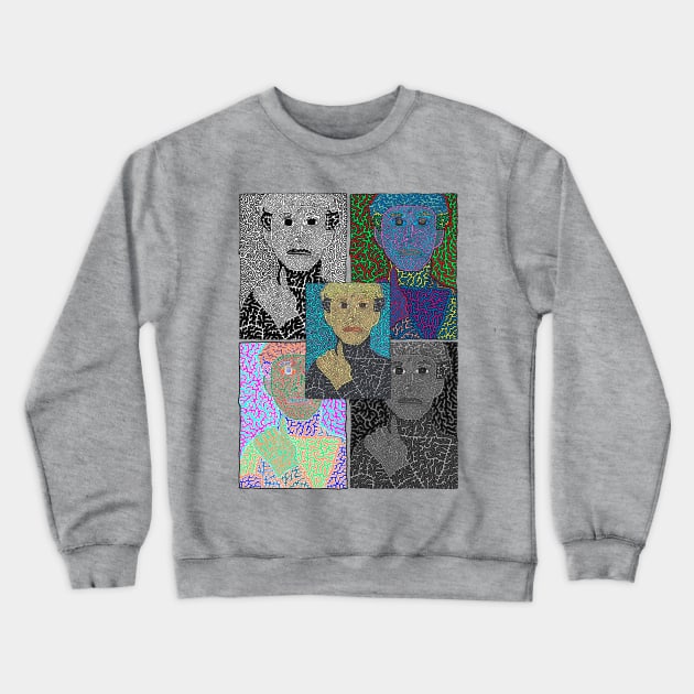 Andy Warhol - Montage Pop Art Style Crewneck Sweatshirt by NightserFineArts